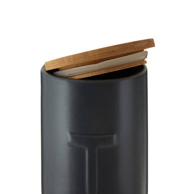 Dark Grey Tea Canister - Fenwick
