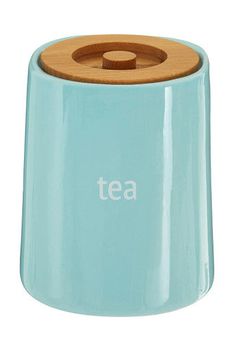 Blue Ceramic Tea Canister - Fletcher