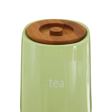 Green Ceramic Tea Canister - Fletcher