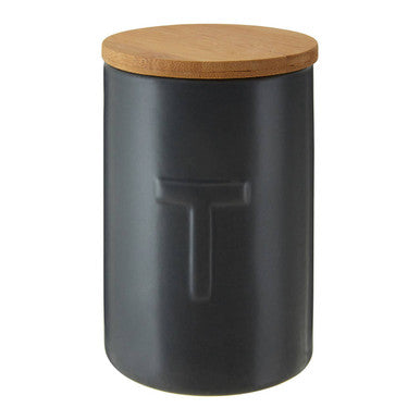 Dark Grey Tea Canister - Fenwick