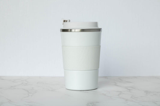 Tea or Coffee Travel Mug - White