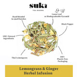 Suki Lemongrass and Ginger Pyramid Tea Bags