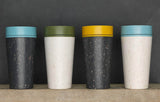 Circular&Co. Cup - 12oz Reusable, Recycled Travel Mug - Cream & Green